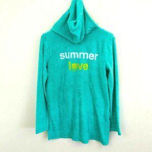 NWT! Life is Good Terrycloth Summer Love Hoodie